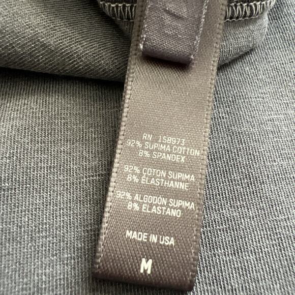 Skims Tank Top Womens Medium Gray High Neck Cotton Blend Muscle Casual - Picture 4 of 7